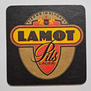 Lamot Pils Lager Beer Coaster Square Barware‎ Strong In Alcohol